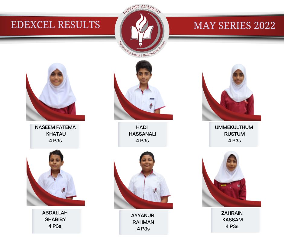 Year 6 Edexcel Results – May Series 2022